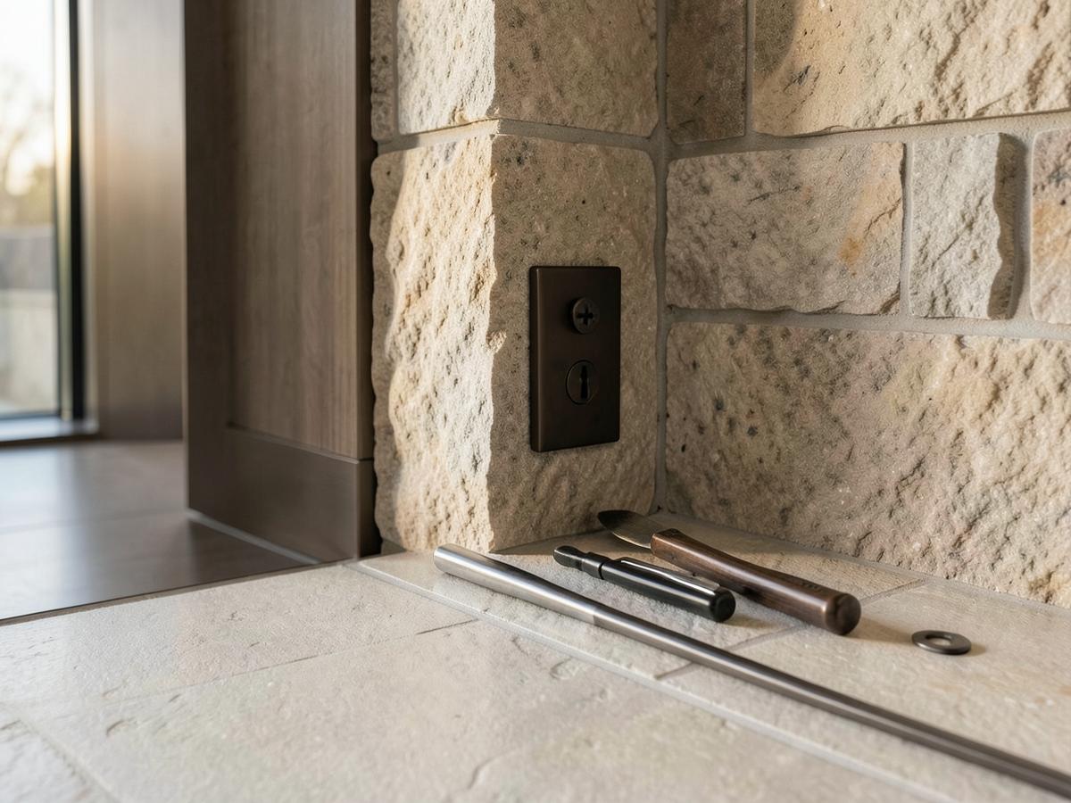 Anonymous private residence architectural detail